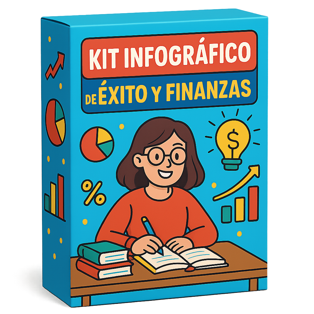 Kit Infográfico de Éxito y Finanzas