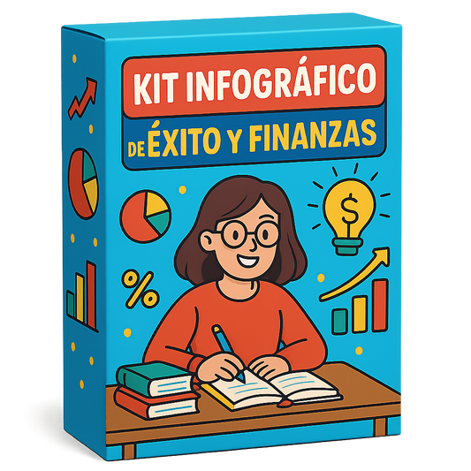 Kit Infográfico de Éxito y Finanzas