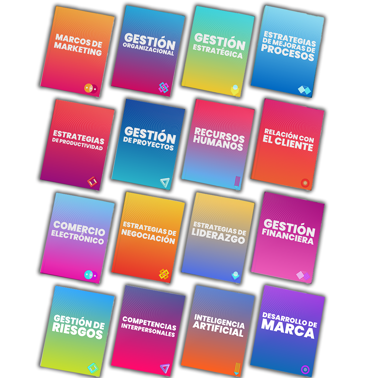 Mega Pack Biblioteca Empresarial 16 en 1